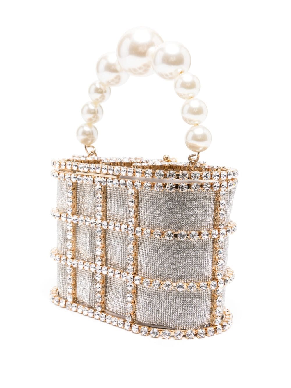 Shop Rosantica Holli Bling Crystal-embellished Tote Bag In Gold