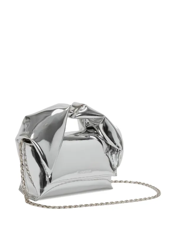 トートバッグ JW ANDERSON Women Shoulder Bags HB0597 FA0284910 SILVER JW Anderson Small Twister Crossbody Bag | Silver | FARFETCH