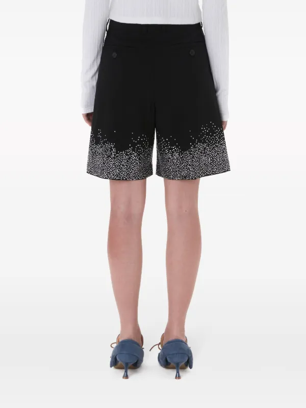 ショートパンツ JW ANDERSON Women Shorts Burmudas TR0394 PG1684999 Black JW Anderson crystal-embellished Tailored Shorts | Black