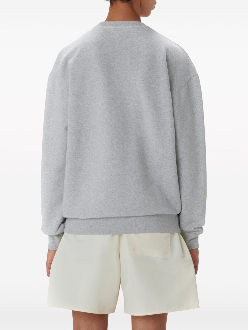 Shop Jw Anderson Clay Trompe L'oeil-print Sweatshirt In Grey