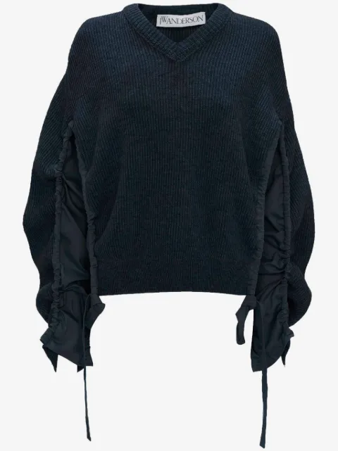 JW Anderson trøje med ruchet detalje