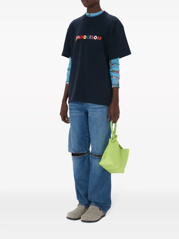 JW Anderson ロゴ Tシャツ | ブルー | FARFETCH JP JW Anderson ロゴ Tシャツ | ブルー | FARFETCH JP