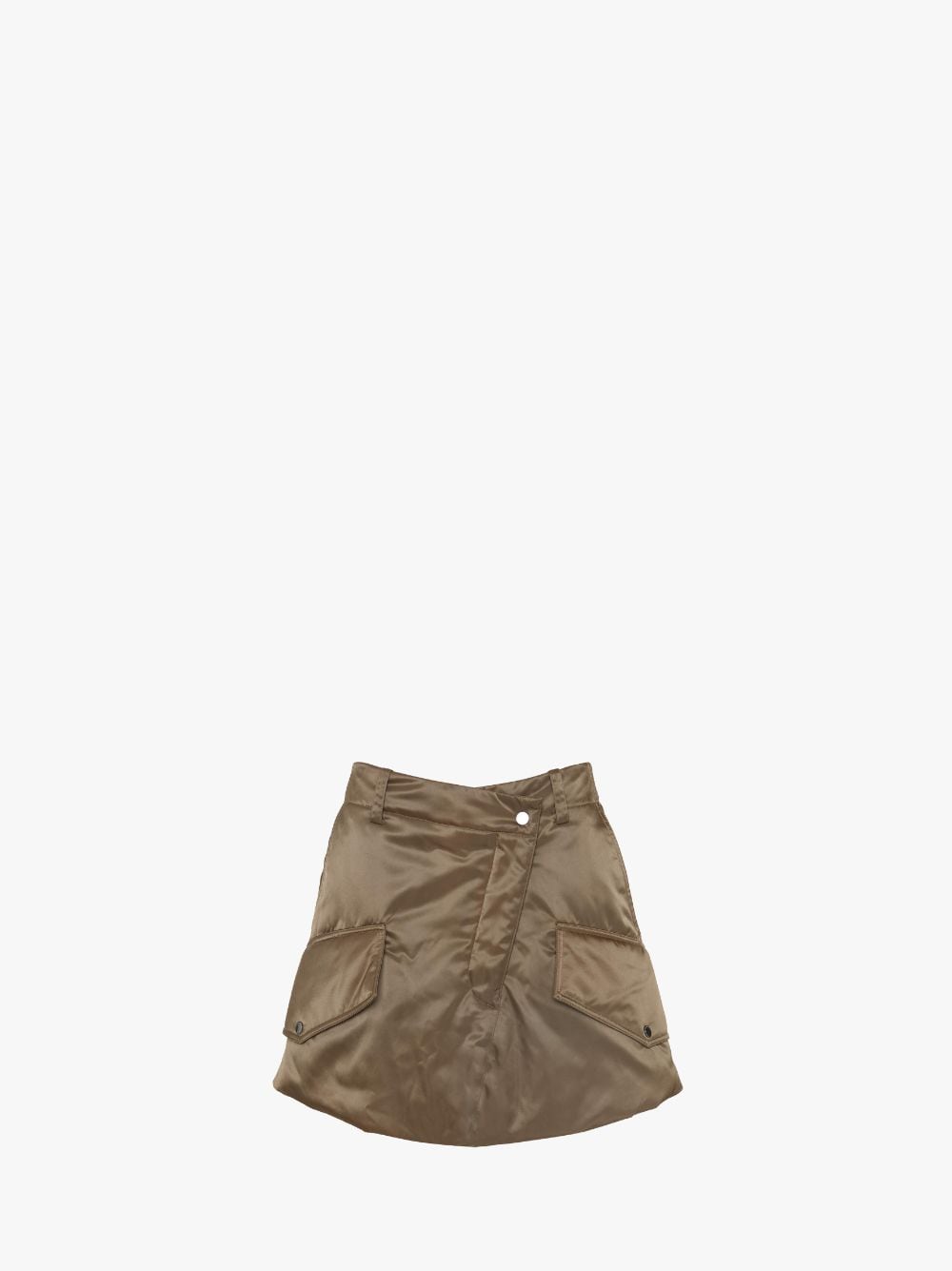 Shop Jw Anderson Padded Cargo Mini Skirt In Neutrals
