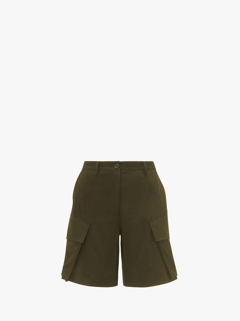 Shop Jw Anderson Tailored Cargo Shorts In Green