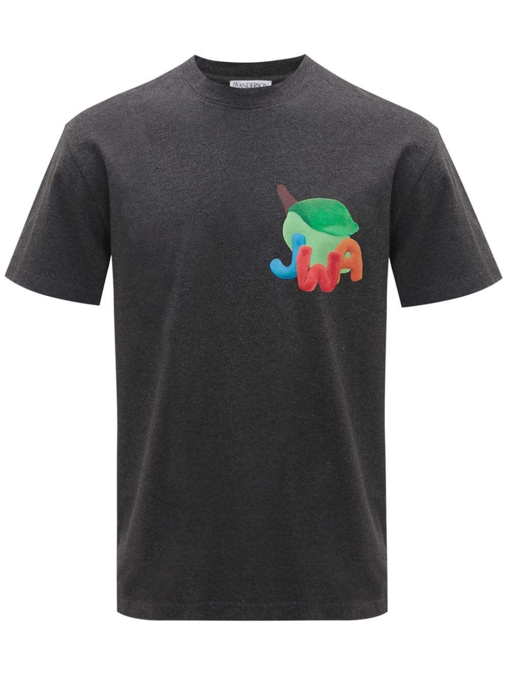 JWA Lime-print cotton T-shirt