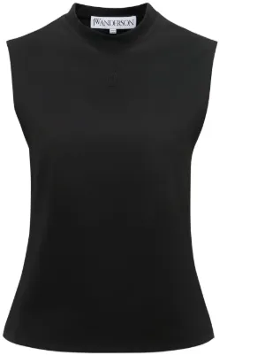 Tシャツ・カットソー J W ANDERSON BLACK COTTON TANK TOP top-5-1-d5cd1.jpg?fit=max&w=