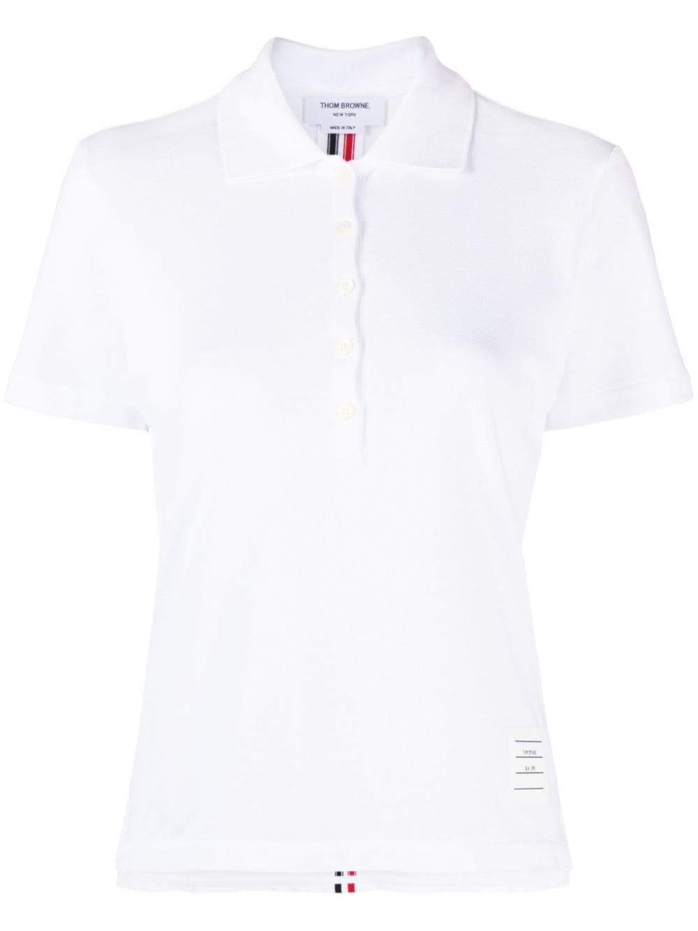 Image 1 of Thom Browne RWB-stripe polo shirt