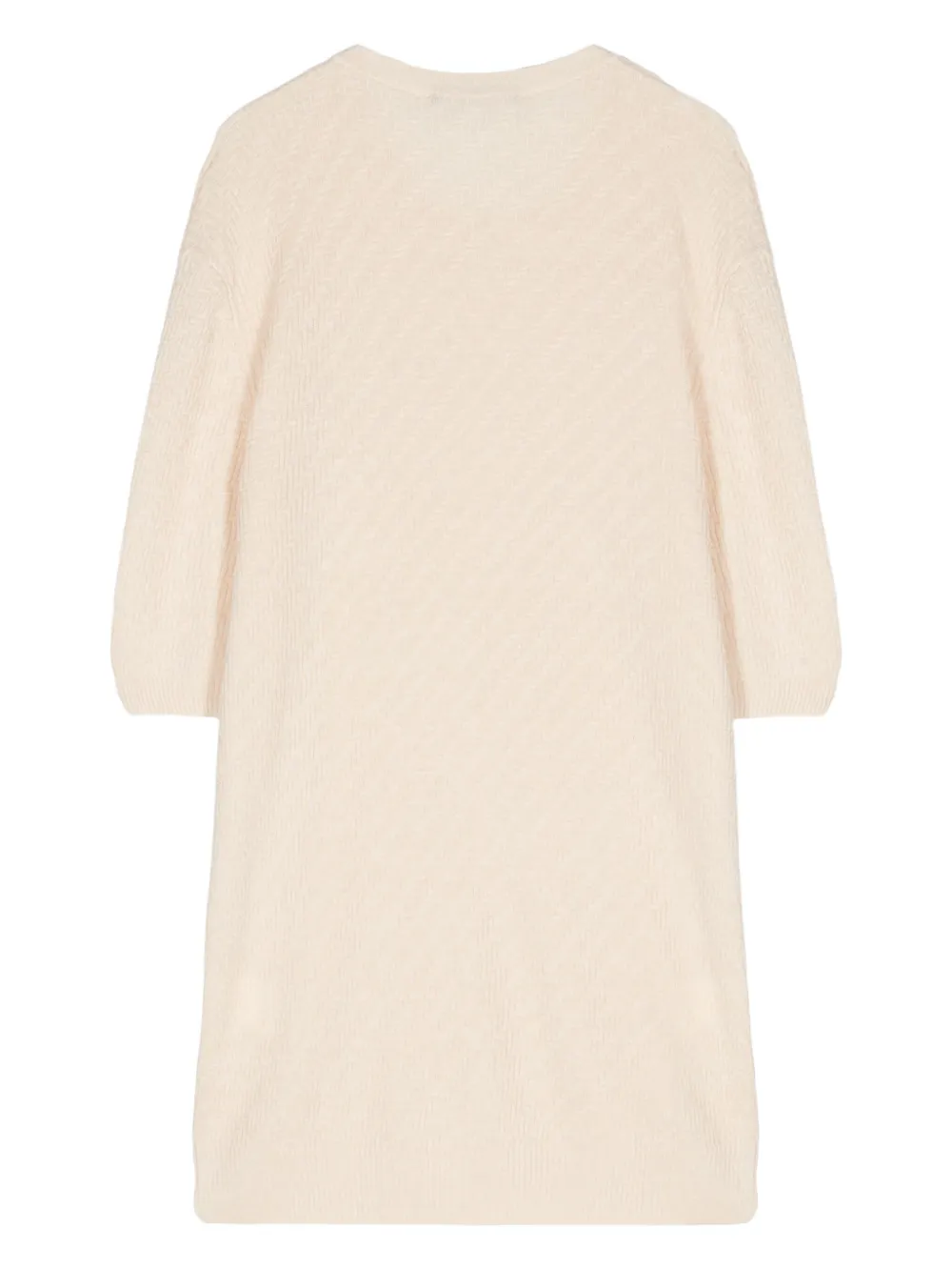 Tagliatore T-shirt met geribbelde afwerking - Beige