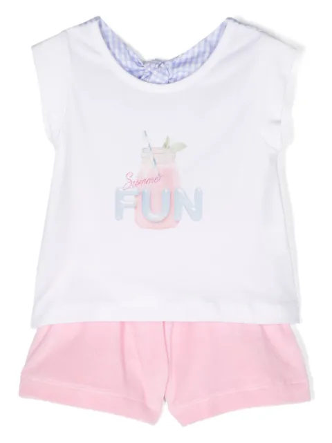Lapin House set de shorts con estampado gráfico