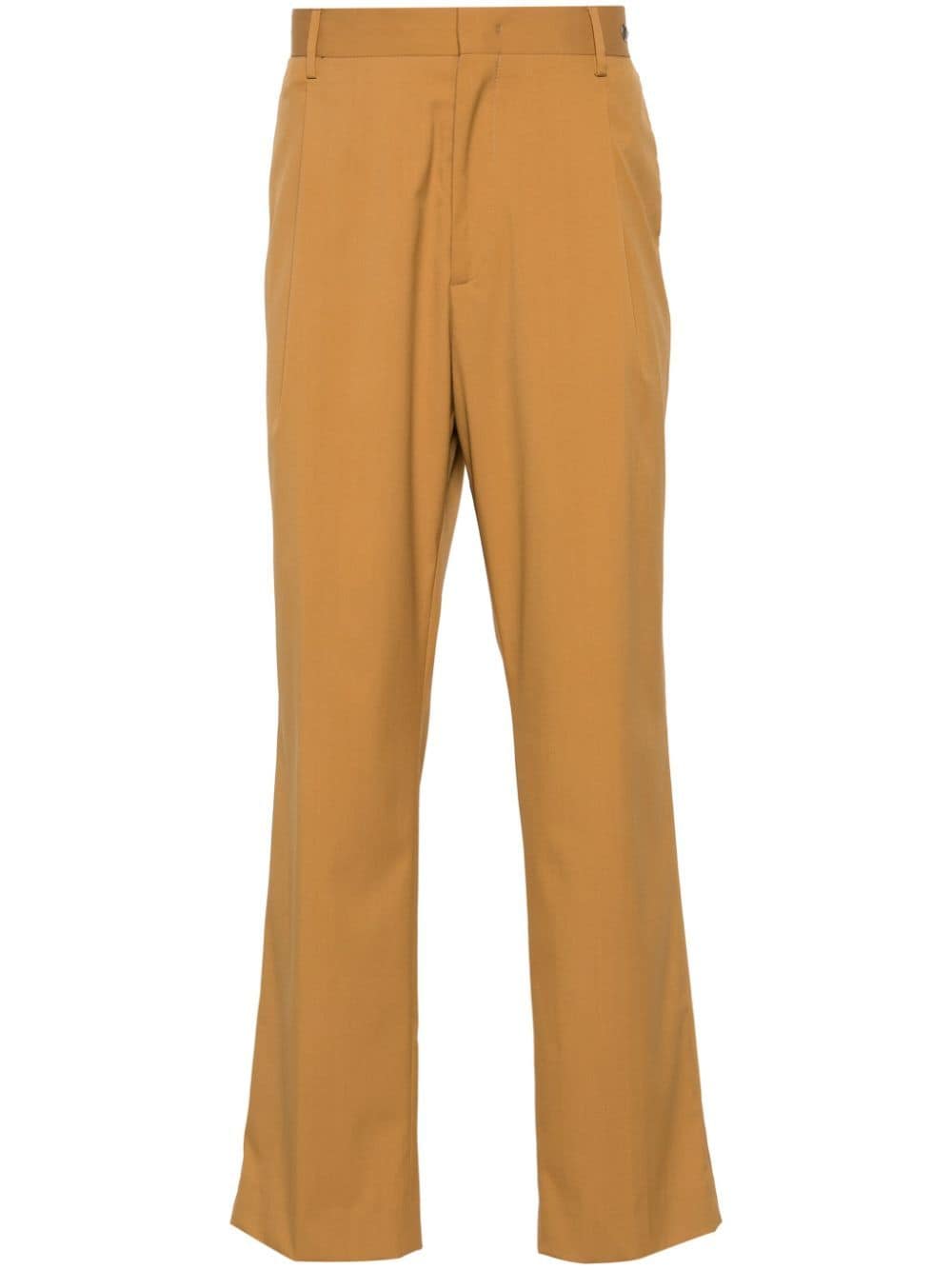 Shop Tagliatore Straight-leg Trousers In Yellow