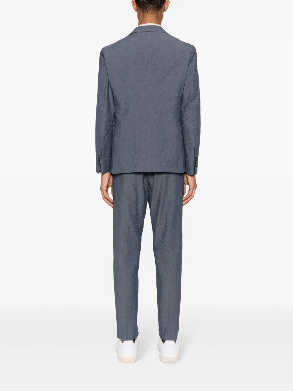 Tagliatore Dakar Single-breasted Suit In Blue