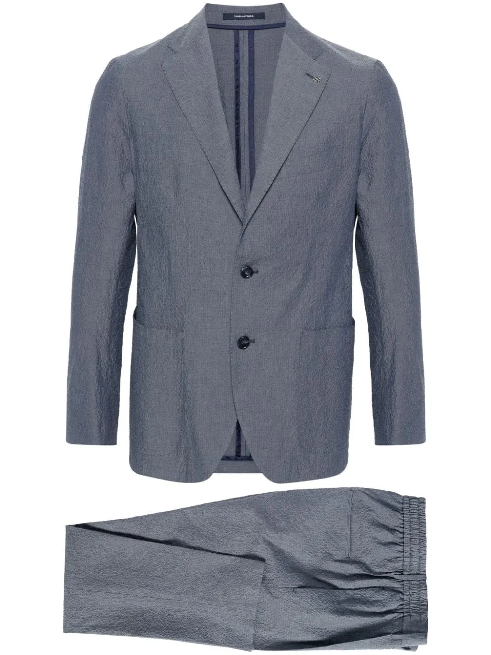 Tagliatore Dakar Single-breasted Suit In Blue