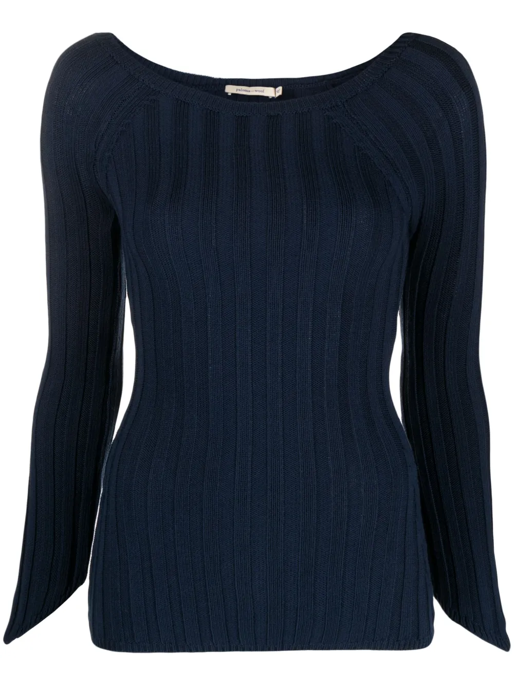Paloma Wool Navy Canal Sweater In Blue