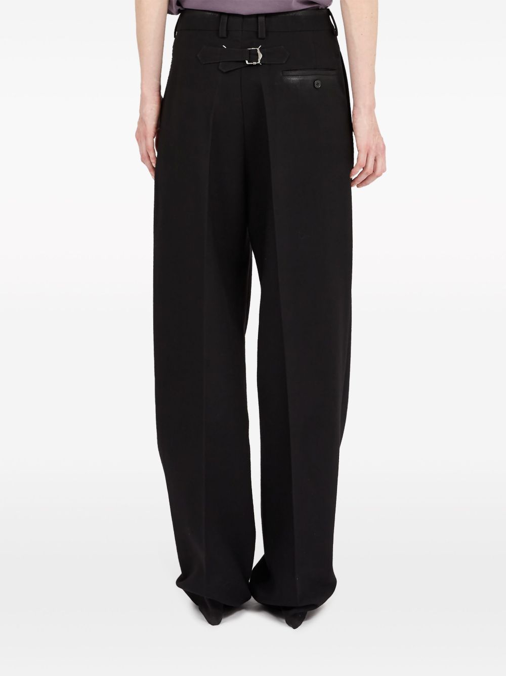 Maison Margiela straight-leg gabardine wool trousers Women