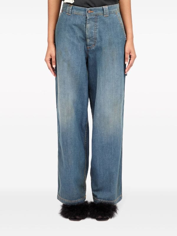 Maison Margiela Americana wide-leg Jeans - Farfetch