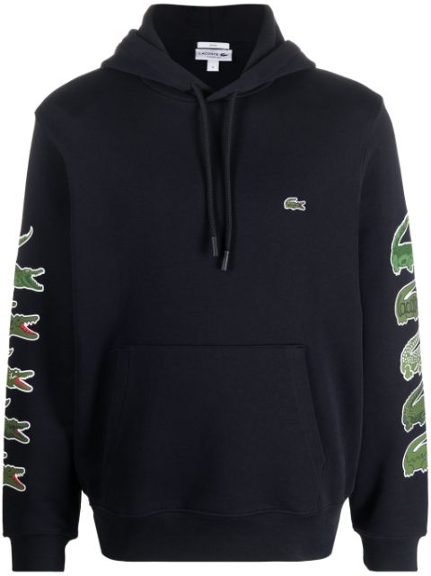 Lacoste hoodie con cocodrilo estampado