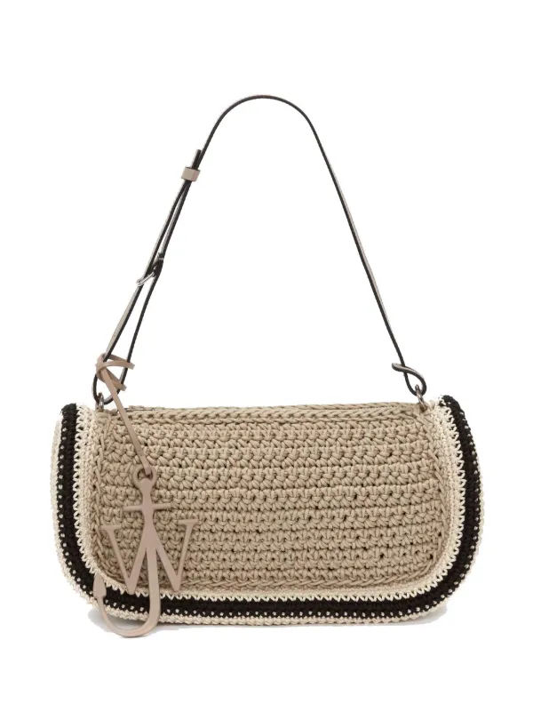 トートバッグ Jw Anderson Ivory Crochet Shopping Bag JW Anderson Crochet Tote - Off White – The Frankie Shop