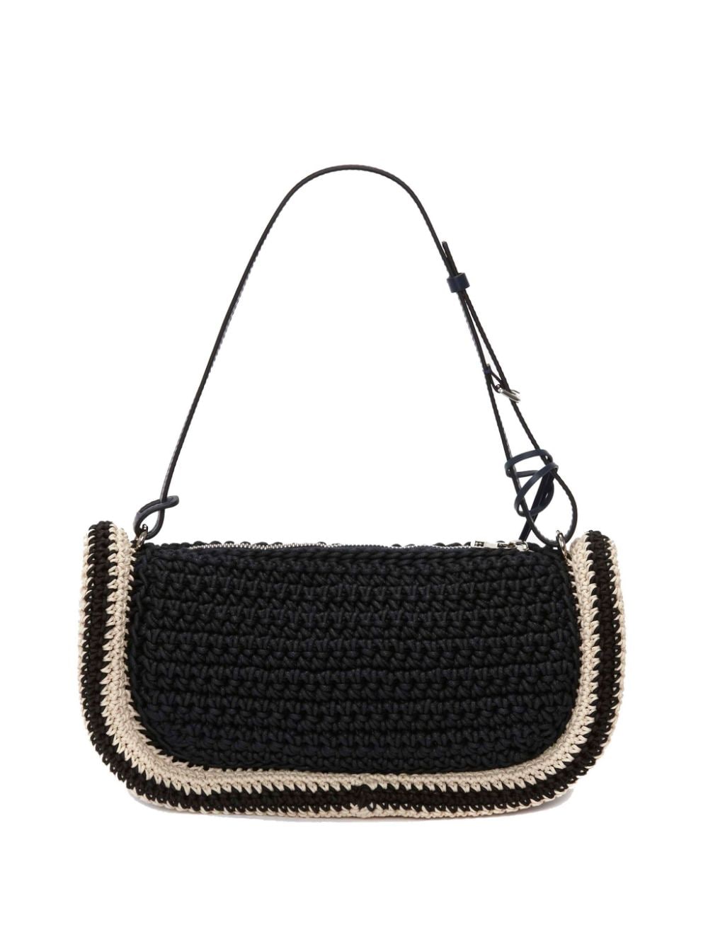 Shop Jw Anderson Bumper 15 Crochet Shoulder Bag In Blau