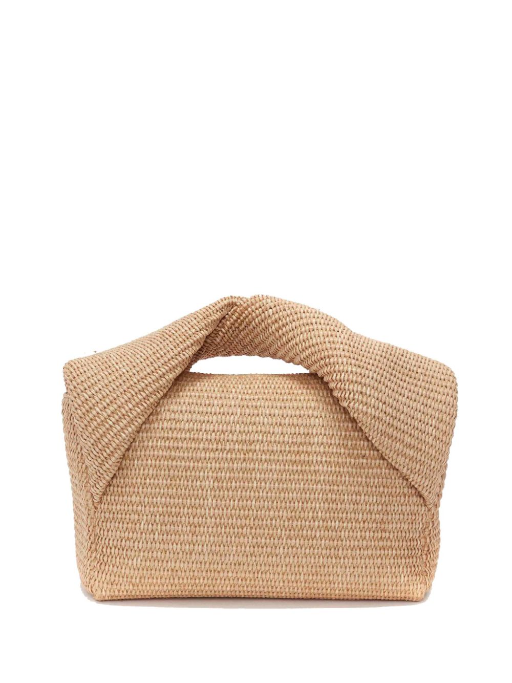 JW Anderson large Twister raffia shoulder bag Women