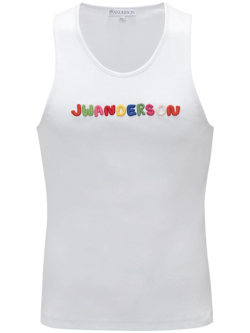 POINTELLE TANK TOP in white | JW Anderson MX