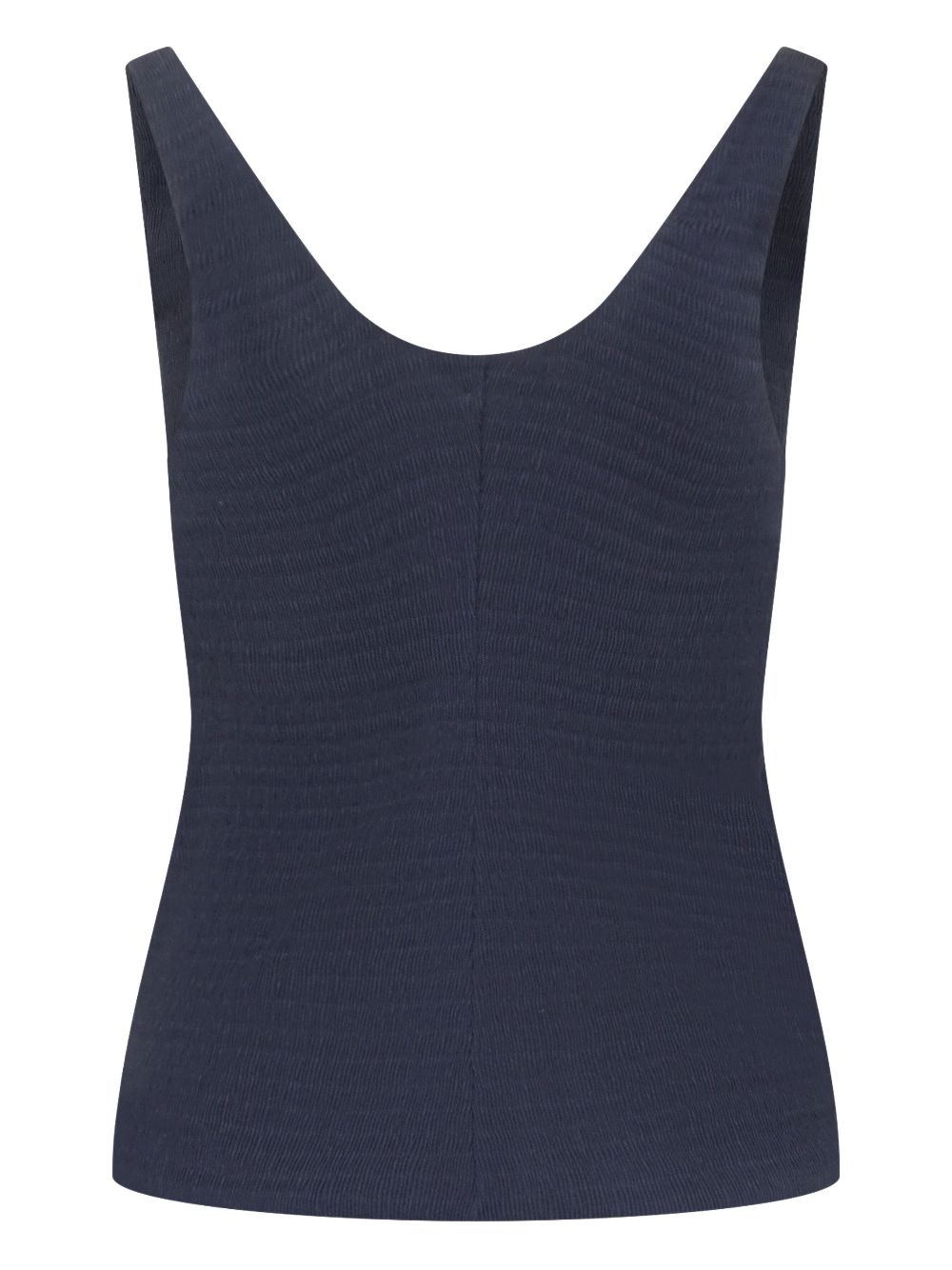 JW Anderson knot-detail plissé top - Blue