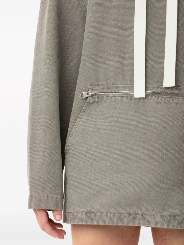 JW Anderson ガーメントダイ パーカー | グレー | FARFETCH JP