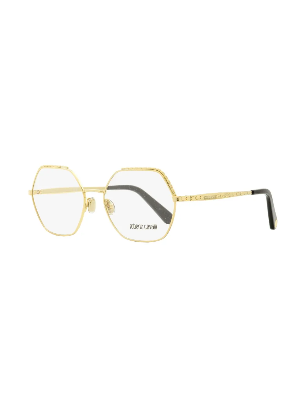  Roberto Cavalli Rc5104 Hexagonal-frame Glasses - Gold 