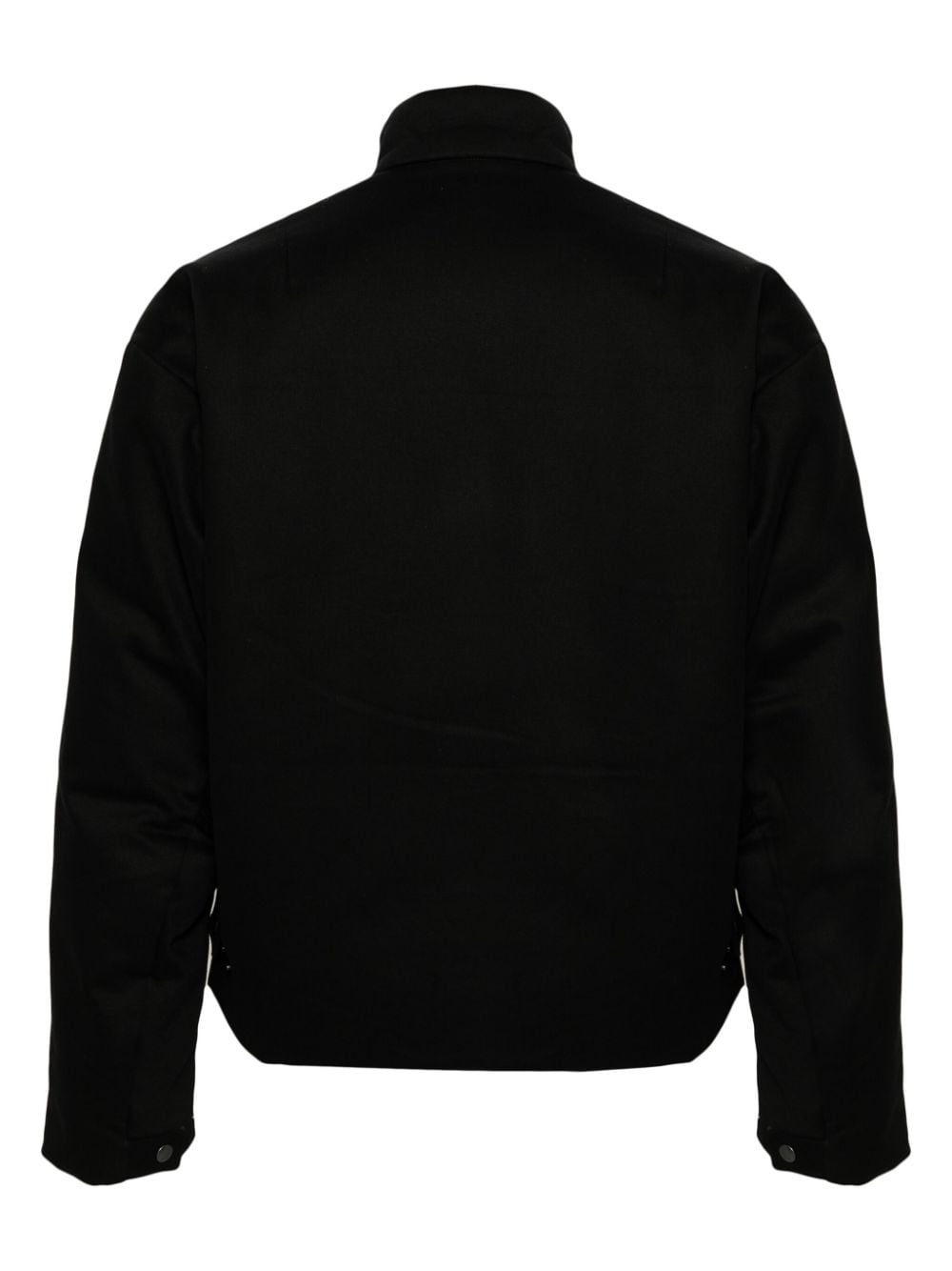 Ximon Lee exposed-zip padded jacket - Zwart