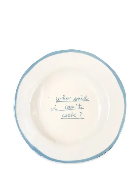LAETITIA ROUGET "Who said I can't cook ?" plate