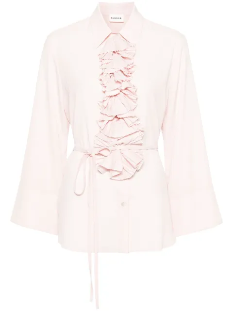 P.A.R.O.S.H. camisa con volantes