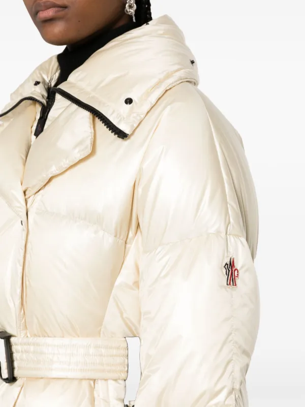 Moncler Grenoble Chamoille Padded Parka Coat Neutrals FARFETCH AE