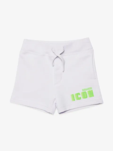 DSQUARED2 KIDS Icon logo-print cotton shorts