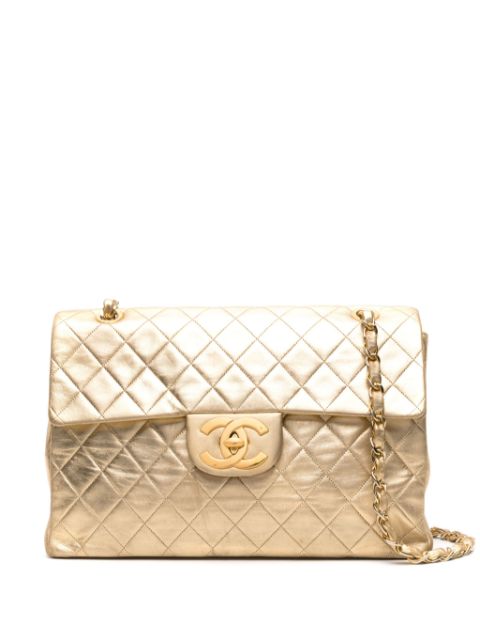 Affordable HOT SALE CHANEL 1991 Jumbo Classic Flap shoulder bag Women