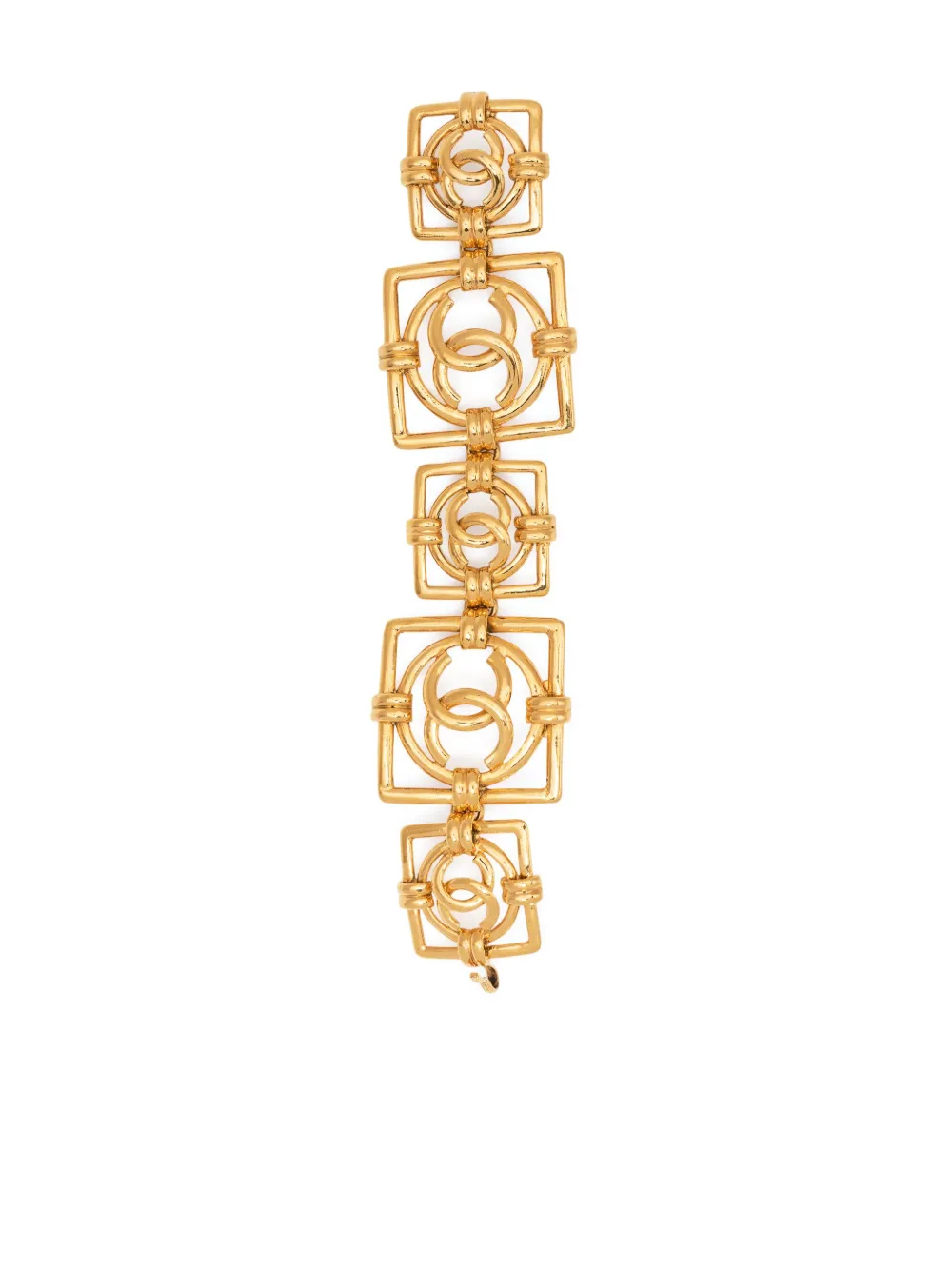 CHANEL Pre-Owned CC square-chain bracelet | Gold | Image 1
