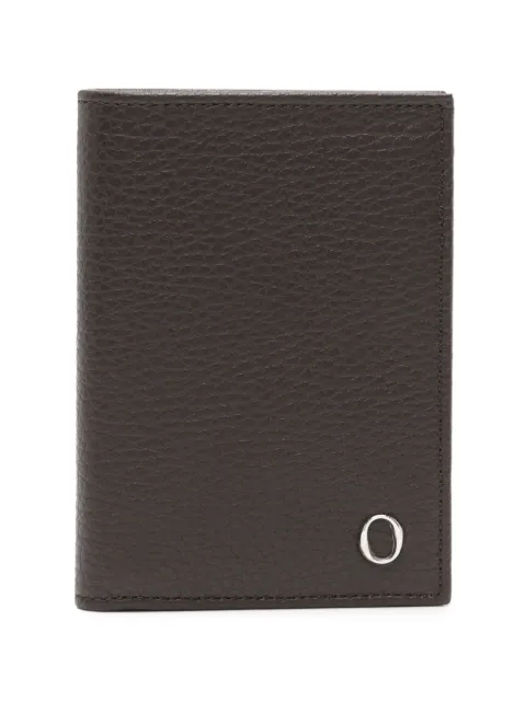 Orciani cartera con aplique del logo
