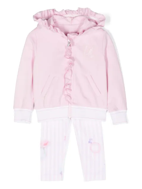 Lapin House ruffle-detailed tracksuit set