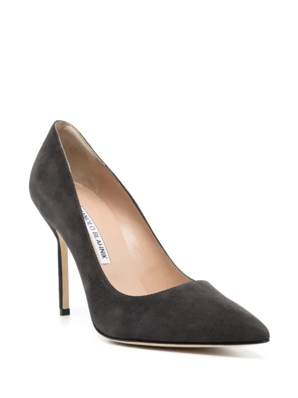 【MANOLO BLAHNIK 】★BB 100mm スエードパンプス Manolo Blahnik BB 100mm スエードパンプス | ブラック