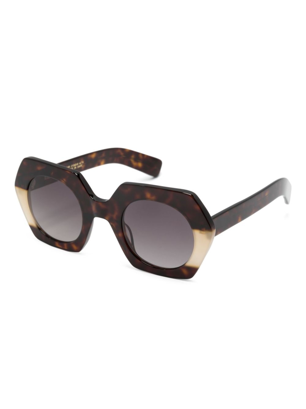 Kaleos Piaf geometric-frame sunglasses - Bruin