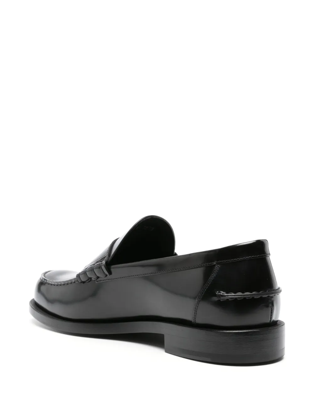 Shop Givenchy Mr G Leather Loafers In Black