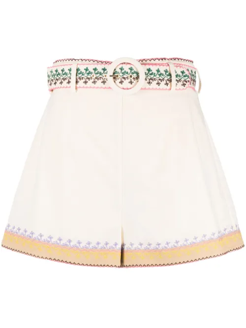 Short August à broderies - ZIMMERMANN - Modalova
