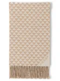 Prada Symbole reversible wool-cashmere scarf - Neutrals