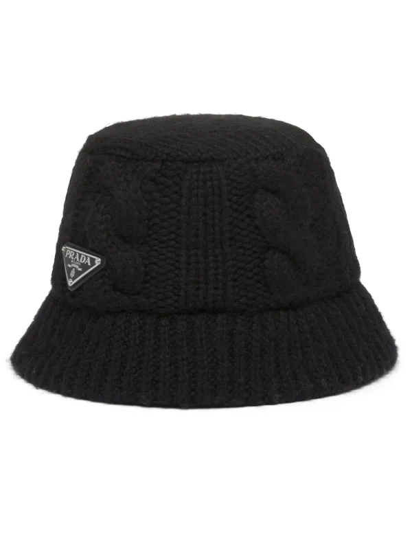 Bucket hat best sale prada black