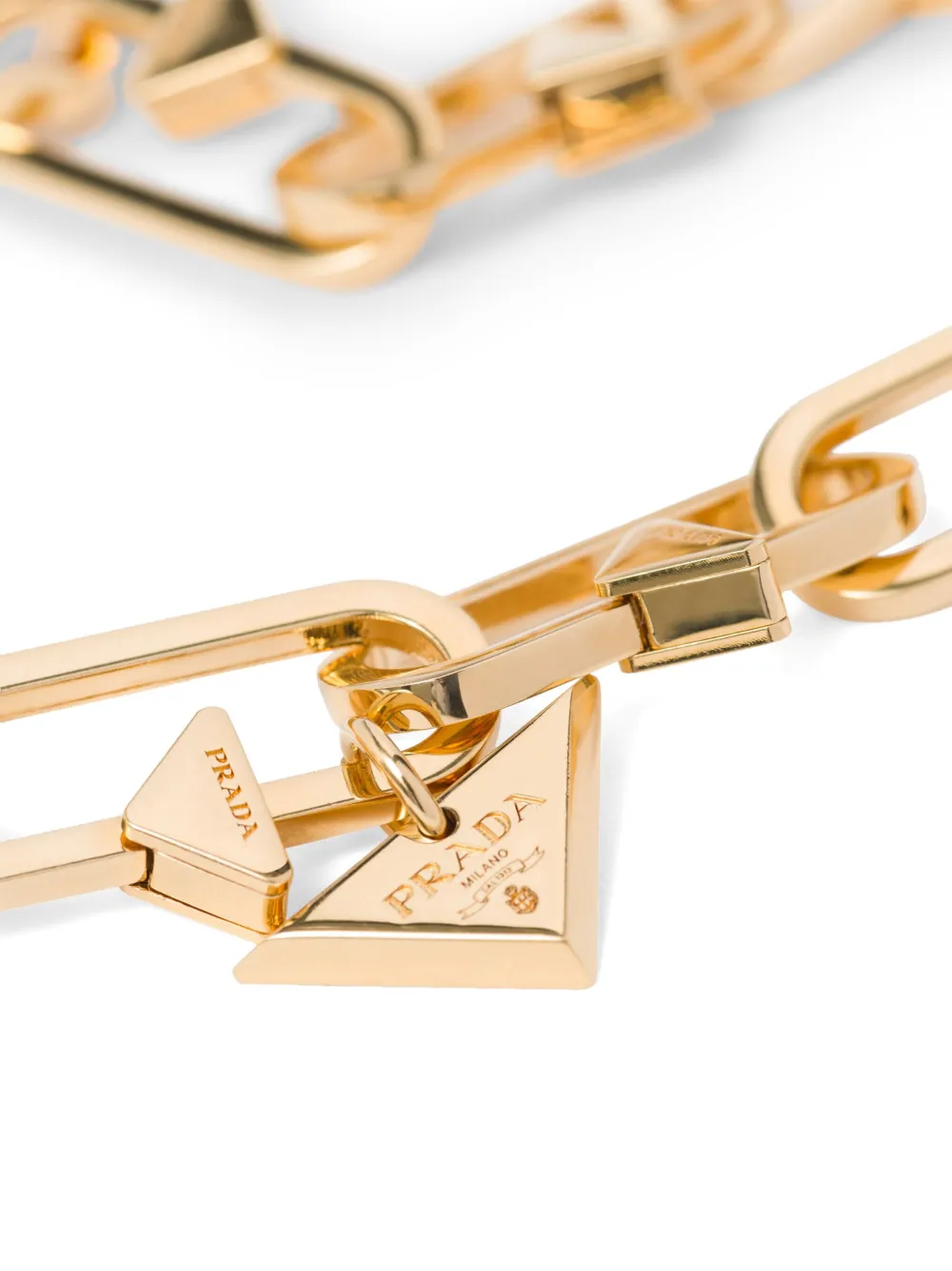 Prada Halsketting met schakels - Goud