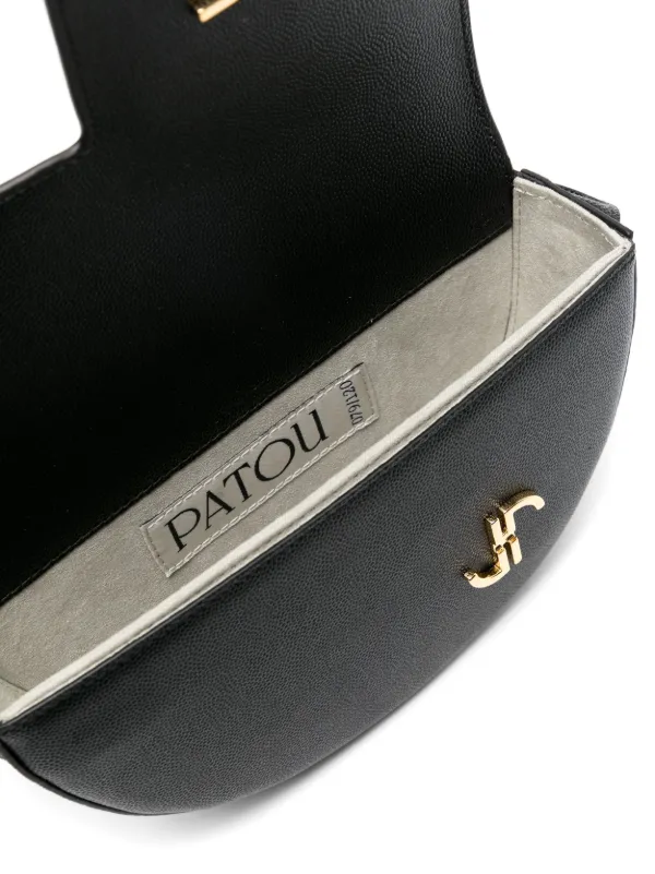 Patou Le Petit Patou レザーショルダーバッグ | ブラック | FARFETCH JP