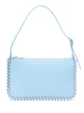 Coperni Spiral leather clutch bag - Blue