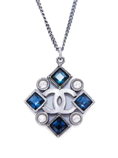 CHANEL Pre-Owned 2006 CC rhinestone-embellished necklace