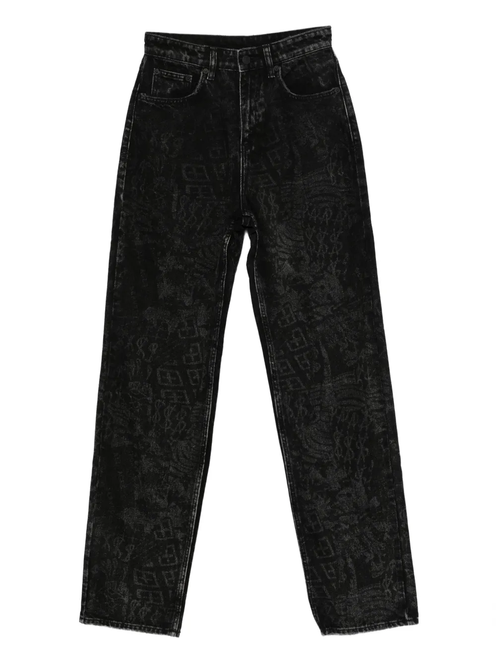 Playback Graf logo-pattern jeans