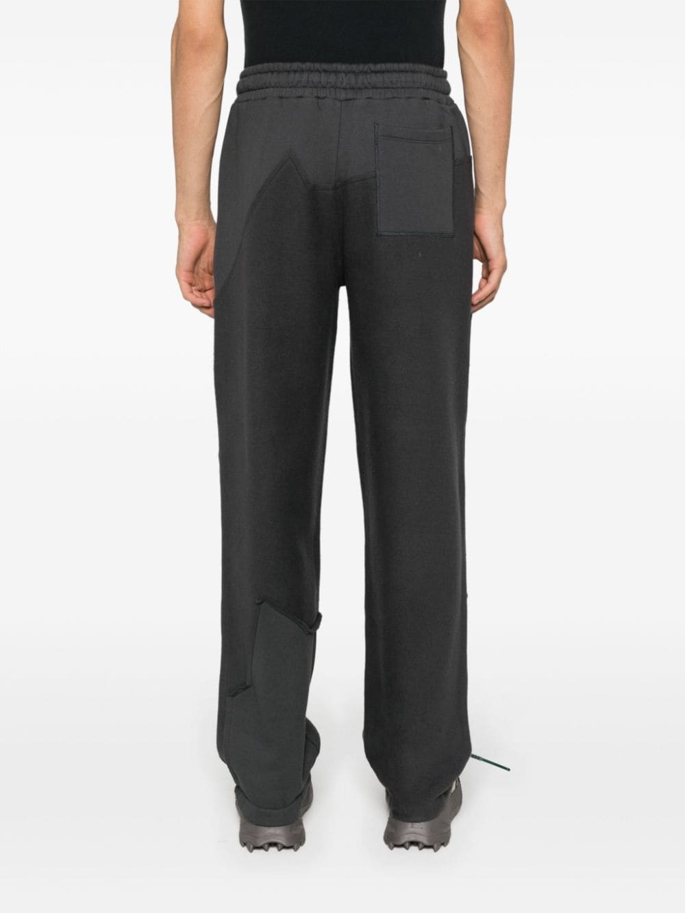 Shop Objects Iv Life Thought Bubble Panelled Track Pants In Grey