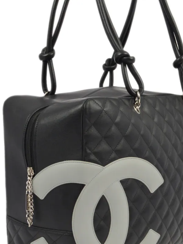 CHANEL Pre-Owned 2005 Cambon Ligne Handbag | Black | FARFETCH