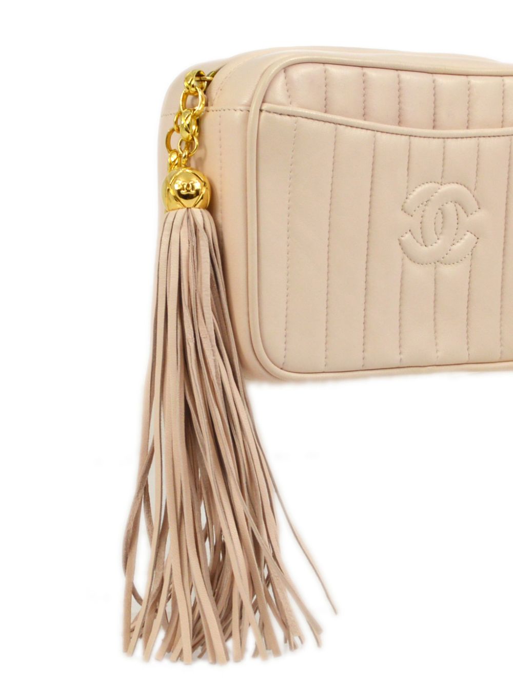 Affordable HOT SALE CHANEL 1992 Mademoiselle Fringe shoulder bag Women